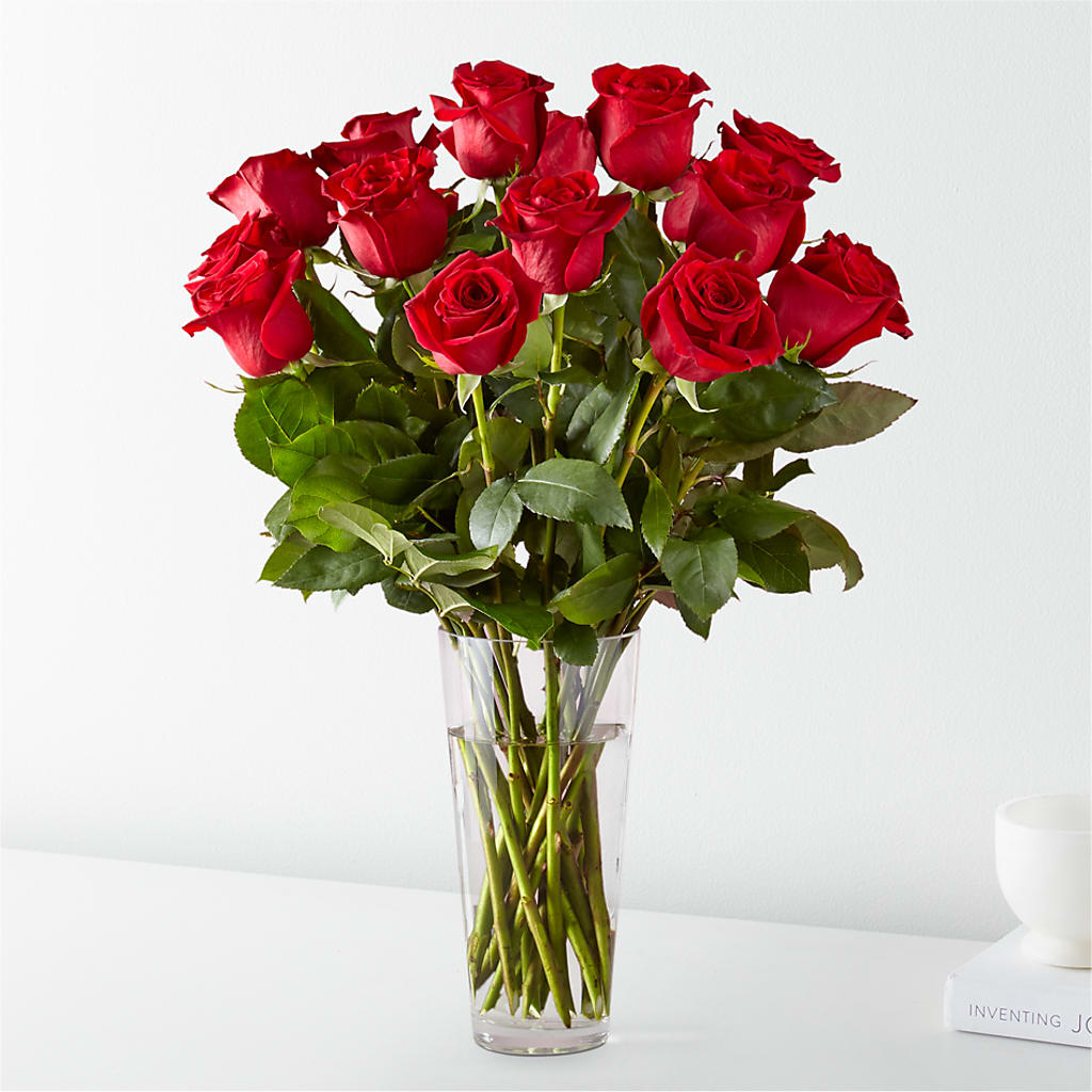 Long Stem Red Rose Bouquet – Flowers By Josie, Grayling MI