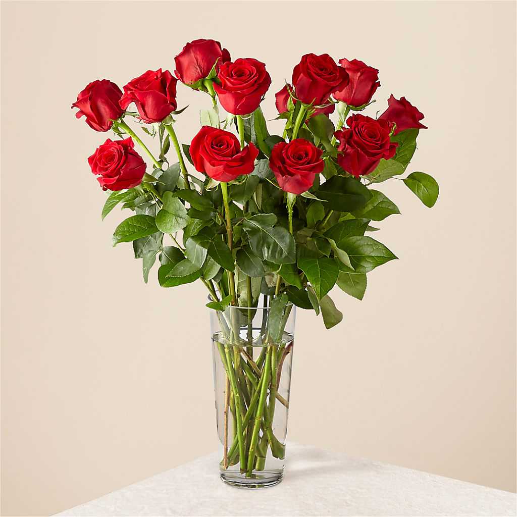 Long Stem Red Rose Bouquet – Flowers By Josie, Grayling MI
