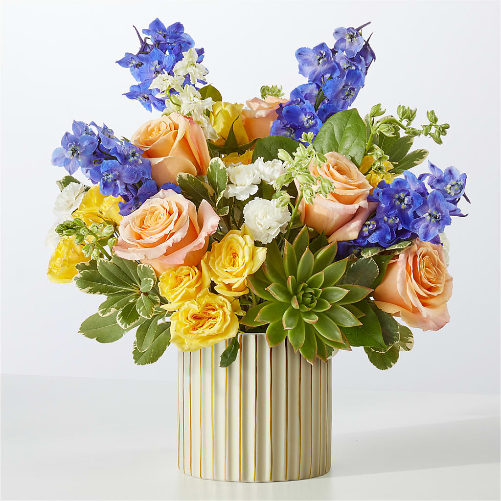 Cobalt Reverie Bouquet – Flowers By Josie, Grayling MI