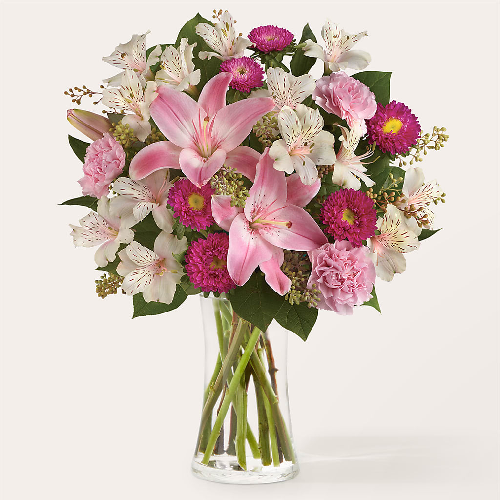 Feeling Fuchsia Bouquet – Flowers By Josie, Grayling MI