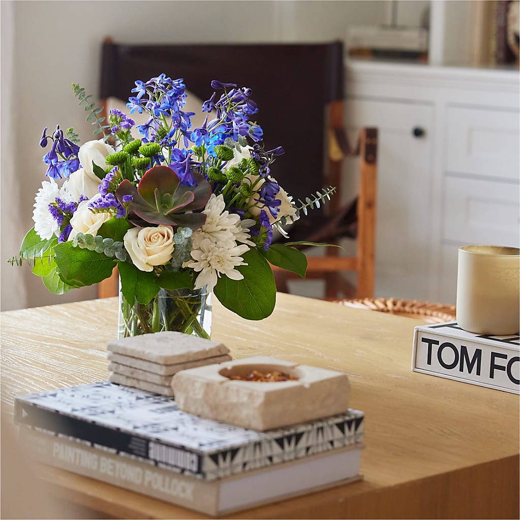Cerulean Waves Bouquet – Flowers By Josie, Grayling MI