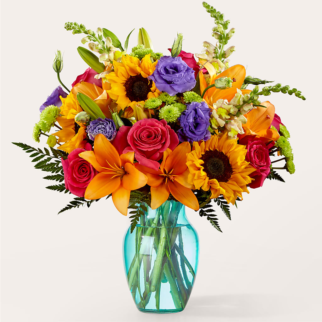 Double Rainbow Bouquet – Flowers By Josie, Grayling MI