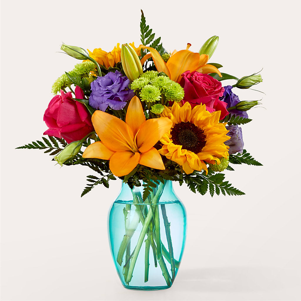 Double Rainbow Bouquet – Flowers By Josie, Grayling MI