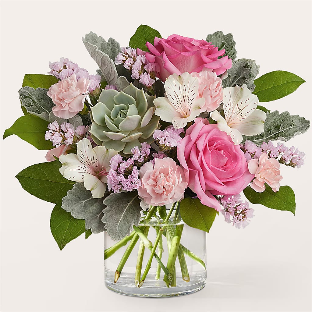 Dusty Rose Bouquet – Flowers By Josie, Grayling MI