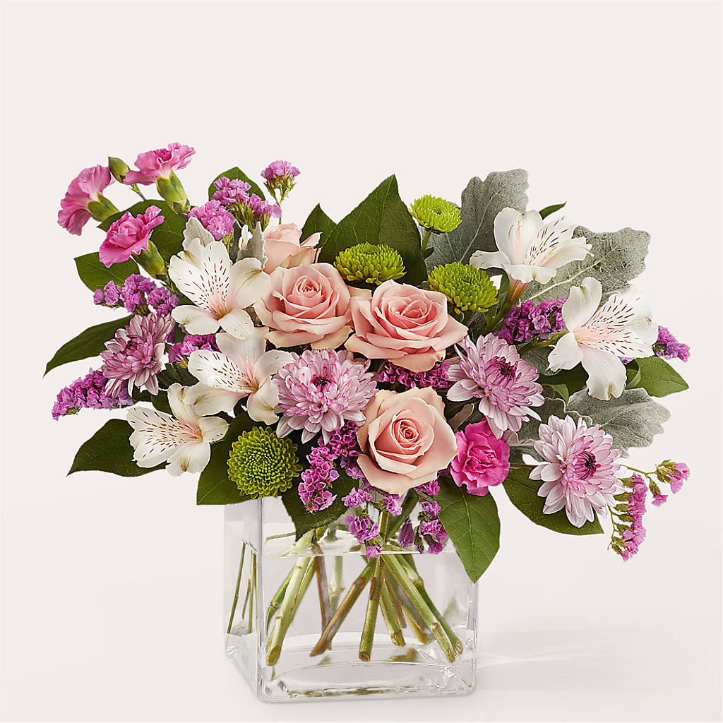 Pink Suede Bouquet – Flowers By Josie, Grayling MI