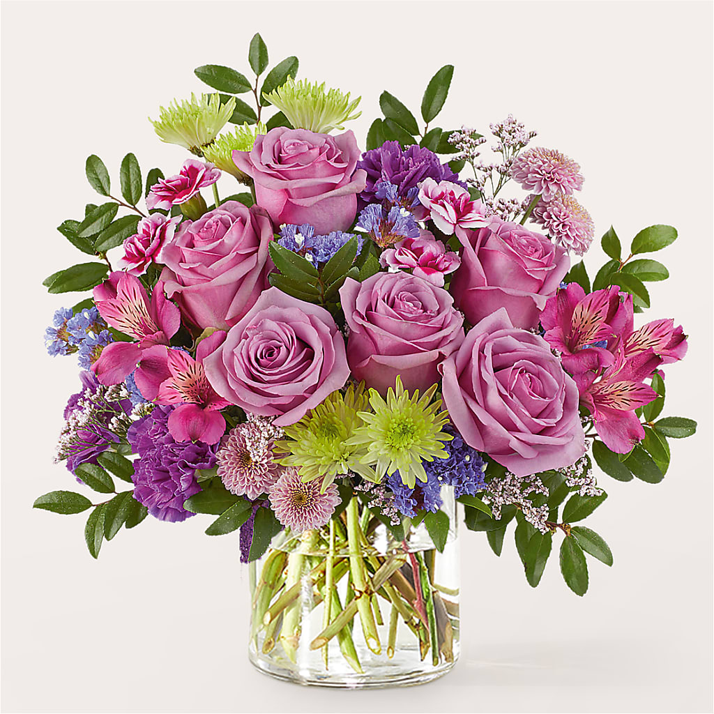Glass Half Full Bouquet – Flowers By Josie, Grayling MI