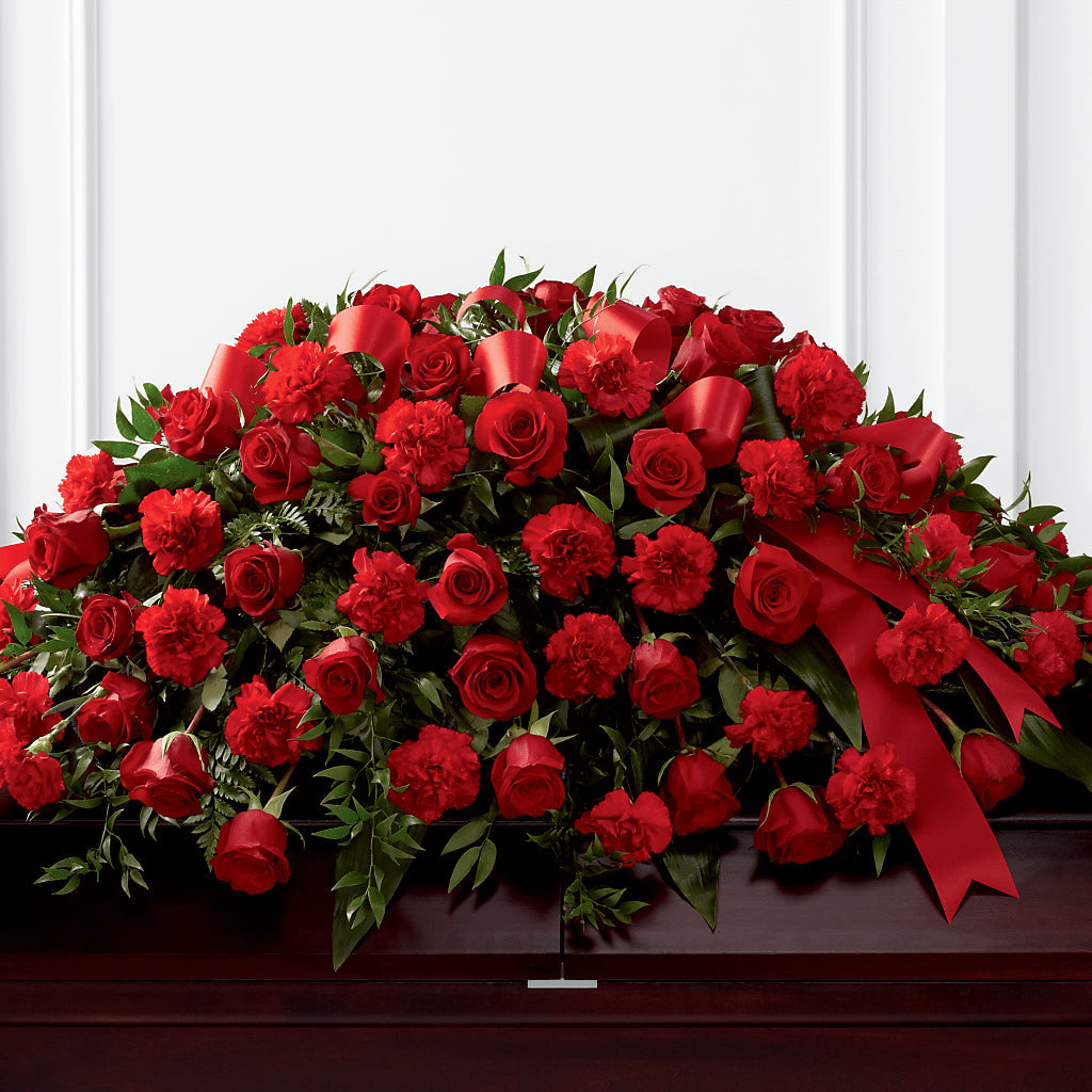 Tribute of Life Casket Spray – Flowers By Josie, Grayling MI