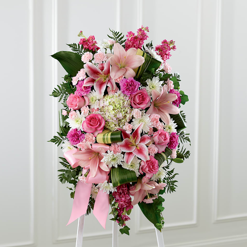 Comforting Standing Spray – Flowers By Josie, Grayling MI