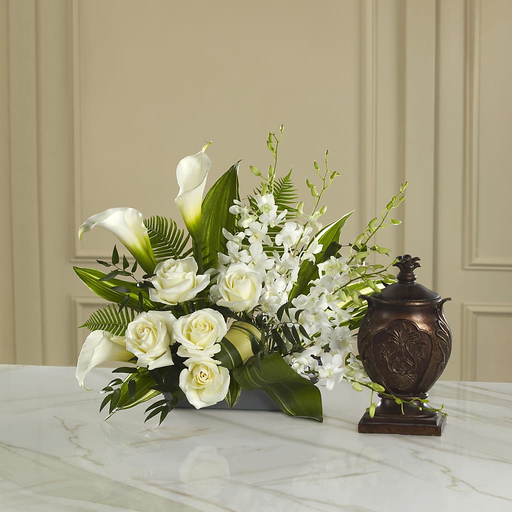 At Peace Arrangement – Flowers By Josie, Grayling MI