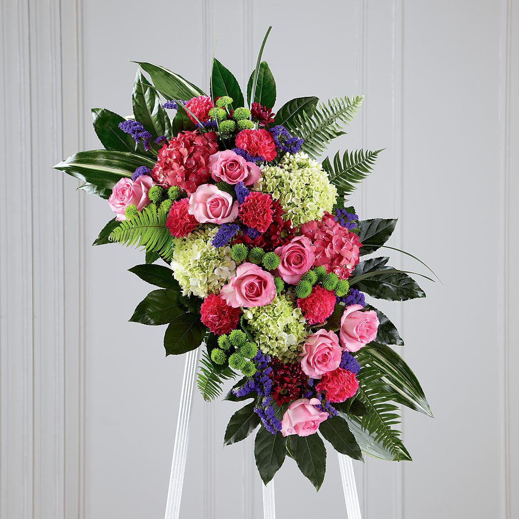 Refreshing Mix Standing Spray – Flowers By Josie, Grayling MI
