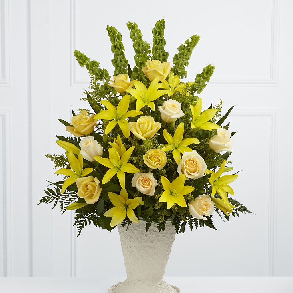 Golden Memories Arrangement – Flowers By Josie, Grayling MI