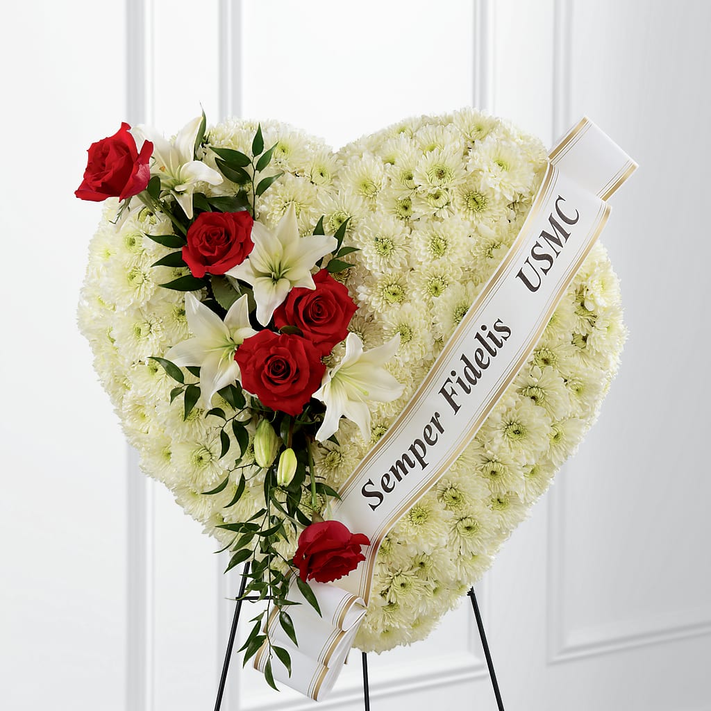 Heartfelt Hero Standing Heart – Flowers By Josie, Grayling MI