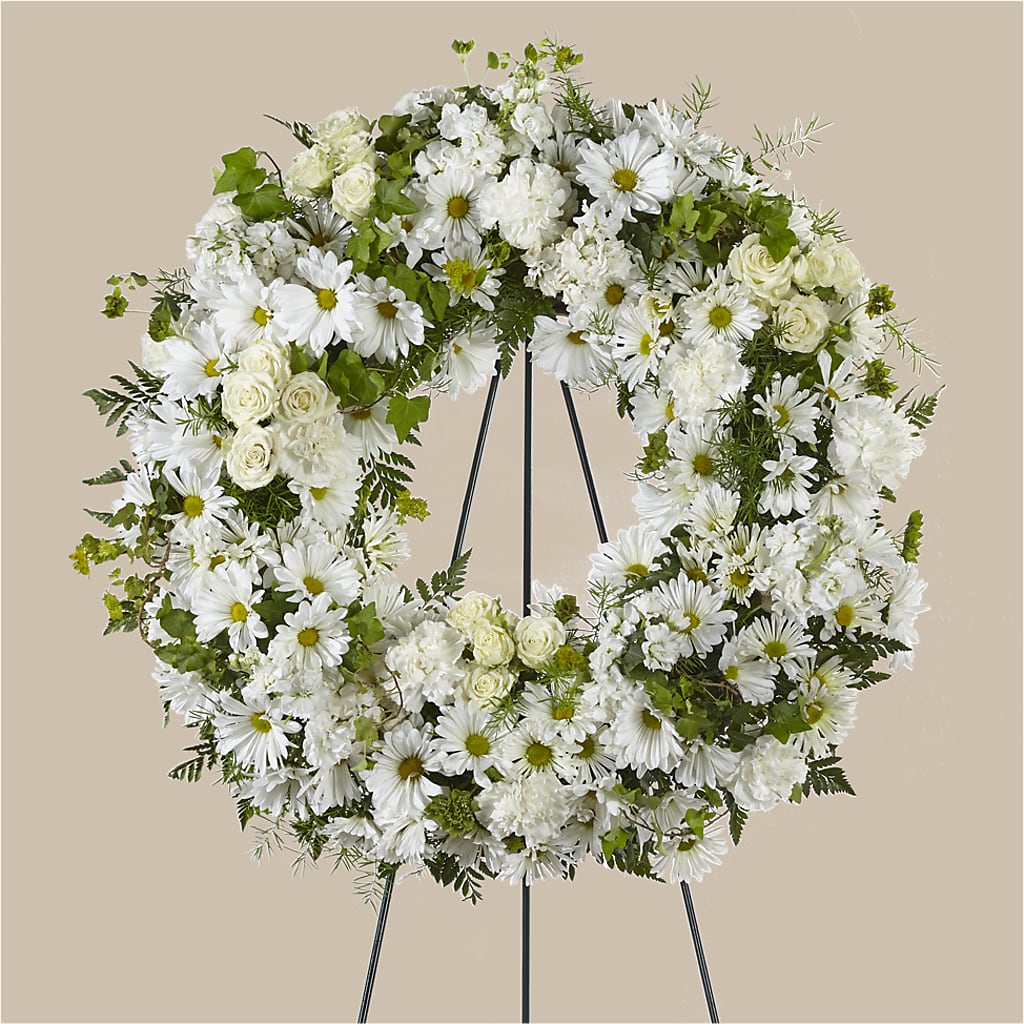 Faithful Wishes Wreath – Flowers By Josie, Grayling MI