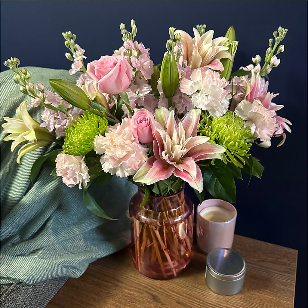 Pretty in Pink Bouquet – Flowers By Josie, Grayling MI