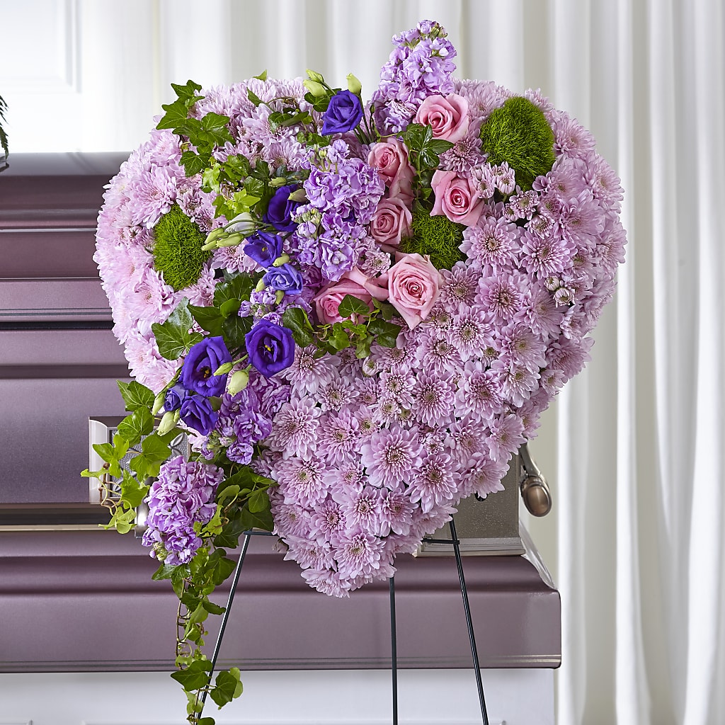 Treasured Love Standing Heart – Flowers By Josie, Grayling MI