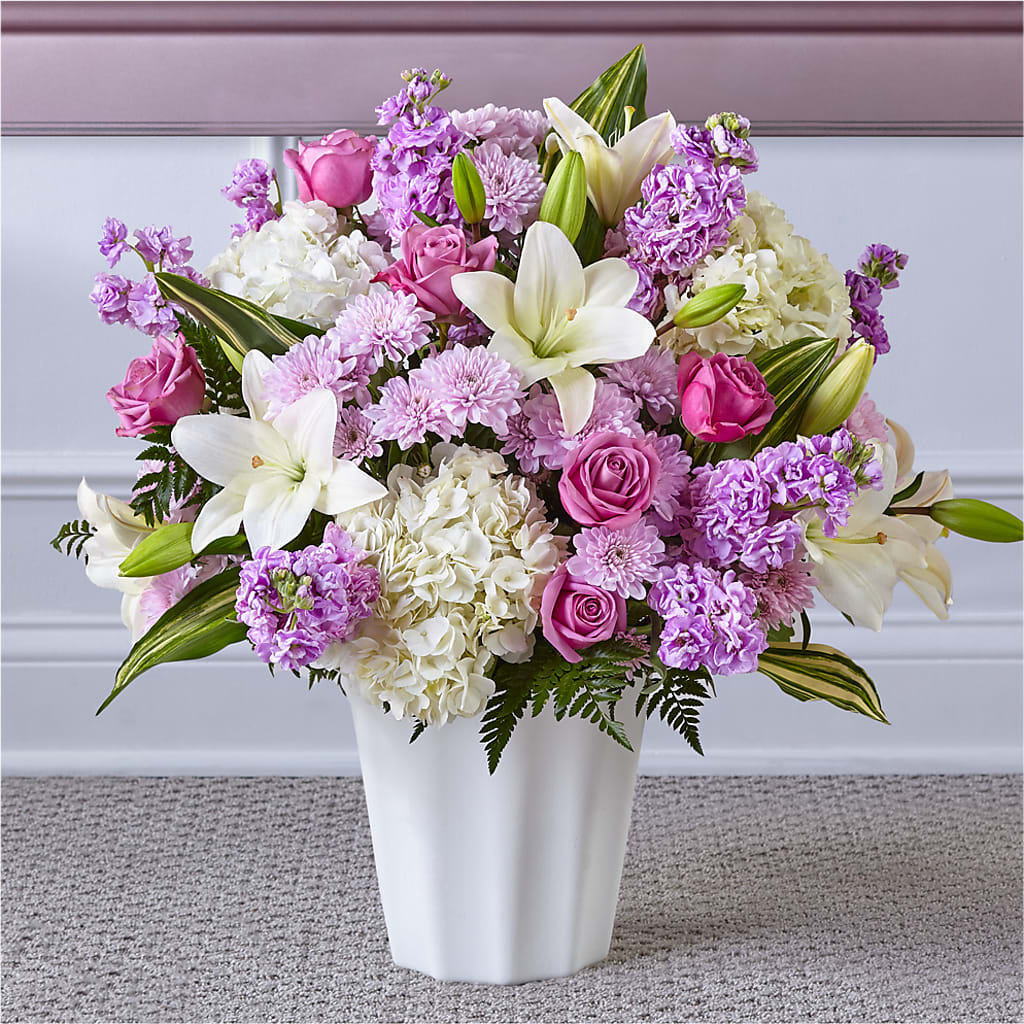 Heaven Sent Floor Basket – Flowers By Josie, Grayling MI