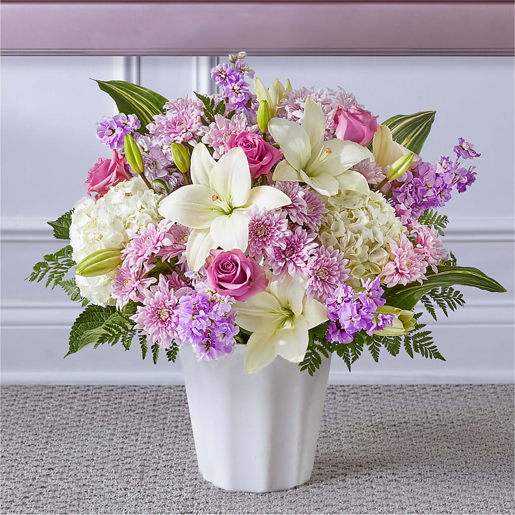Heaven Sent Floor Basket – Flowers By Josie, Grayling MI
