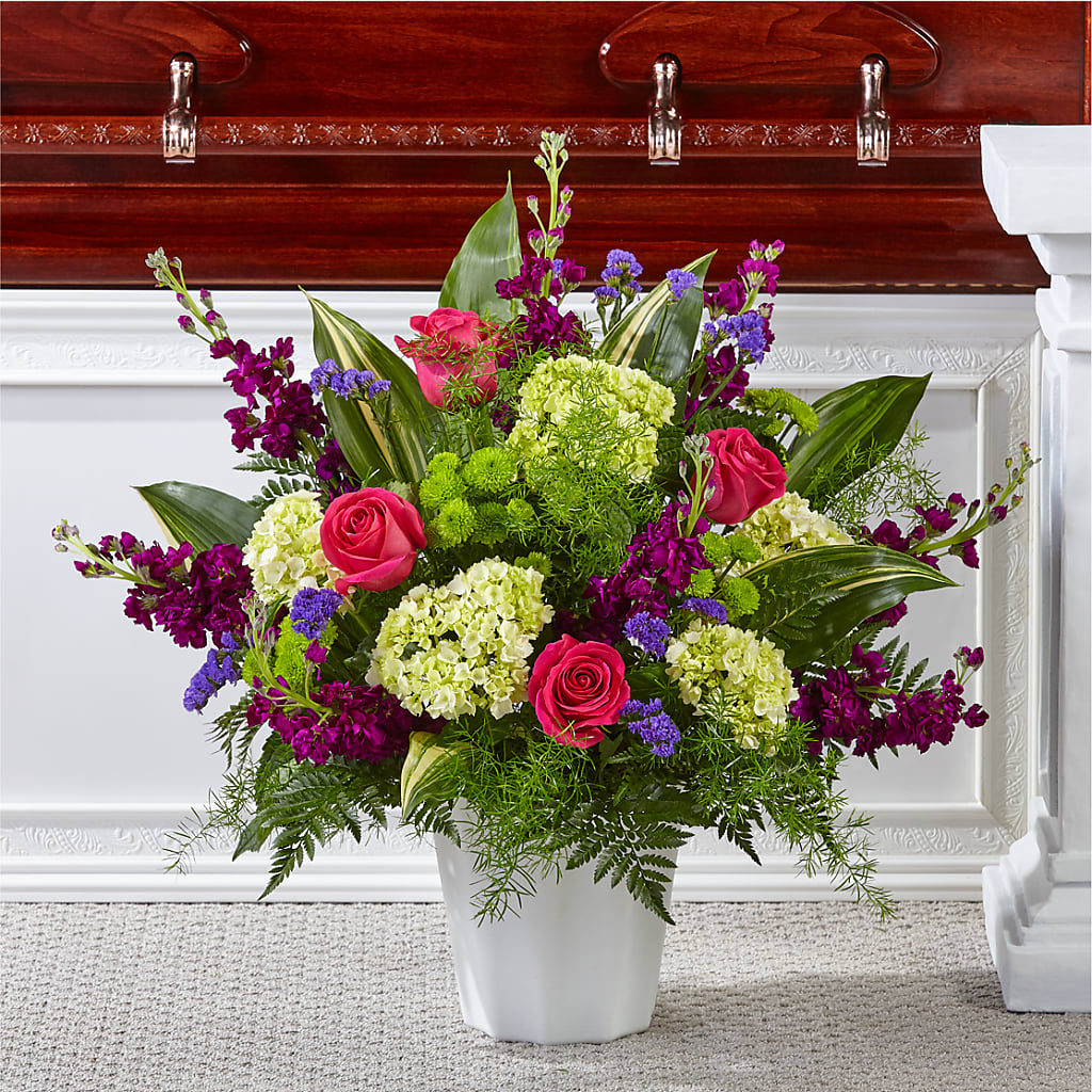 Beautiful Horizons Floor Basket – Flowers By Josie, Grayling MI