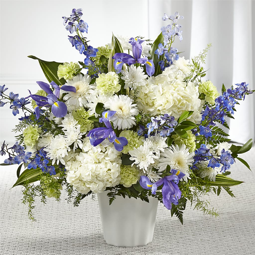 Soft Serenity Floor Basket – Flowers By Josie, Grayling MI