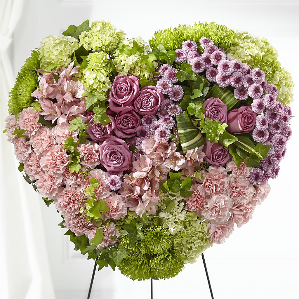Heartwarming Standing Heart – Flowers By Josie, Grayling MI