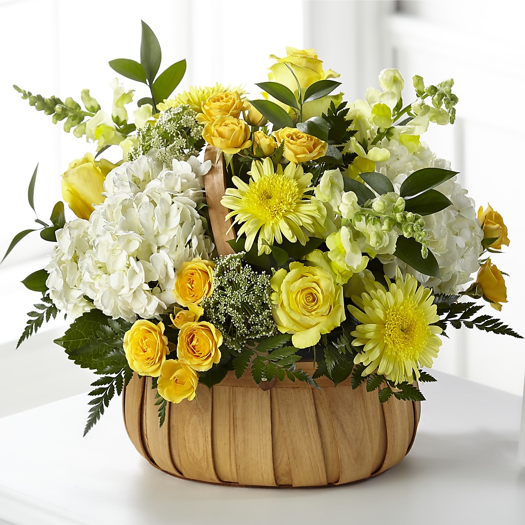 Rustic Remembrance Basket – Flowers By Josie, Grayling MI