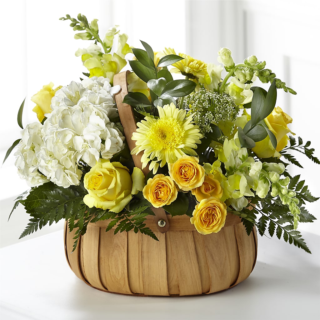 Rustic Remembrance Basket – Flowers By Josie, Grayling MI