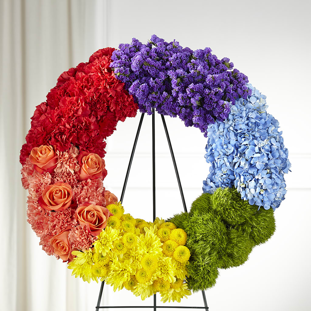 Circle of Love Wreath – Flowers By Josie, Grayling MI