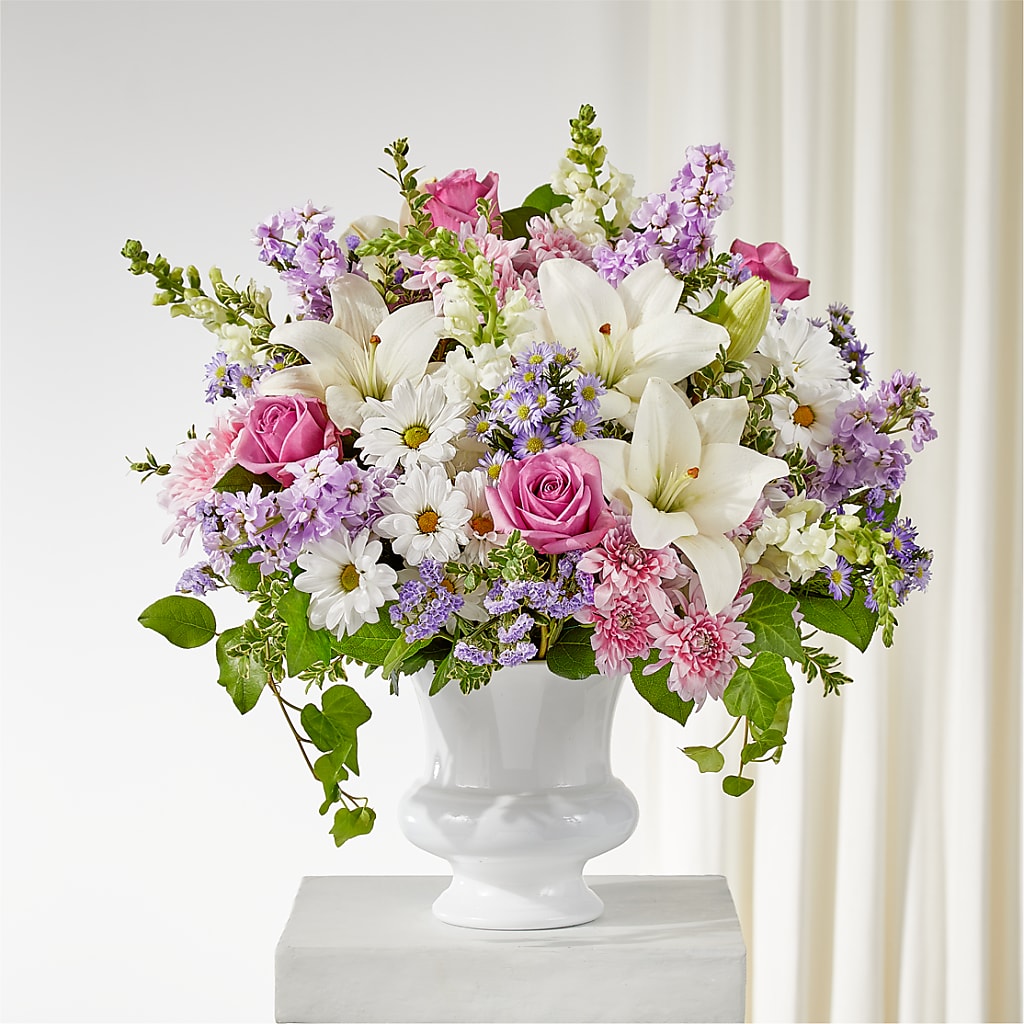 Remarkable Life Urn Arrangement – Flowers By Josie, Grayling MI