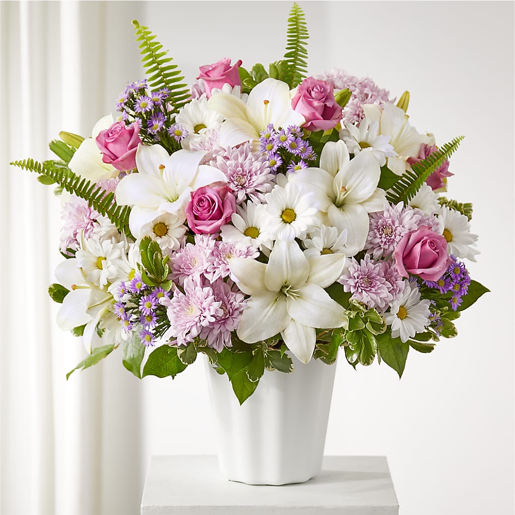 Warmest Thoughts Tabletop Basket – Flowers By Josie, Grayling MI