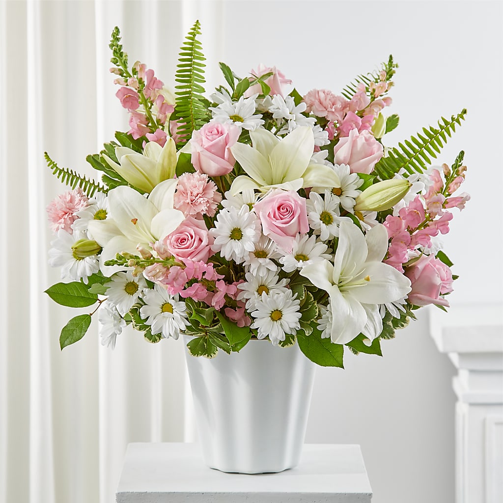 Soft Touch Tabletop Basket – Flowers By Josie, Grayling MI