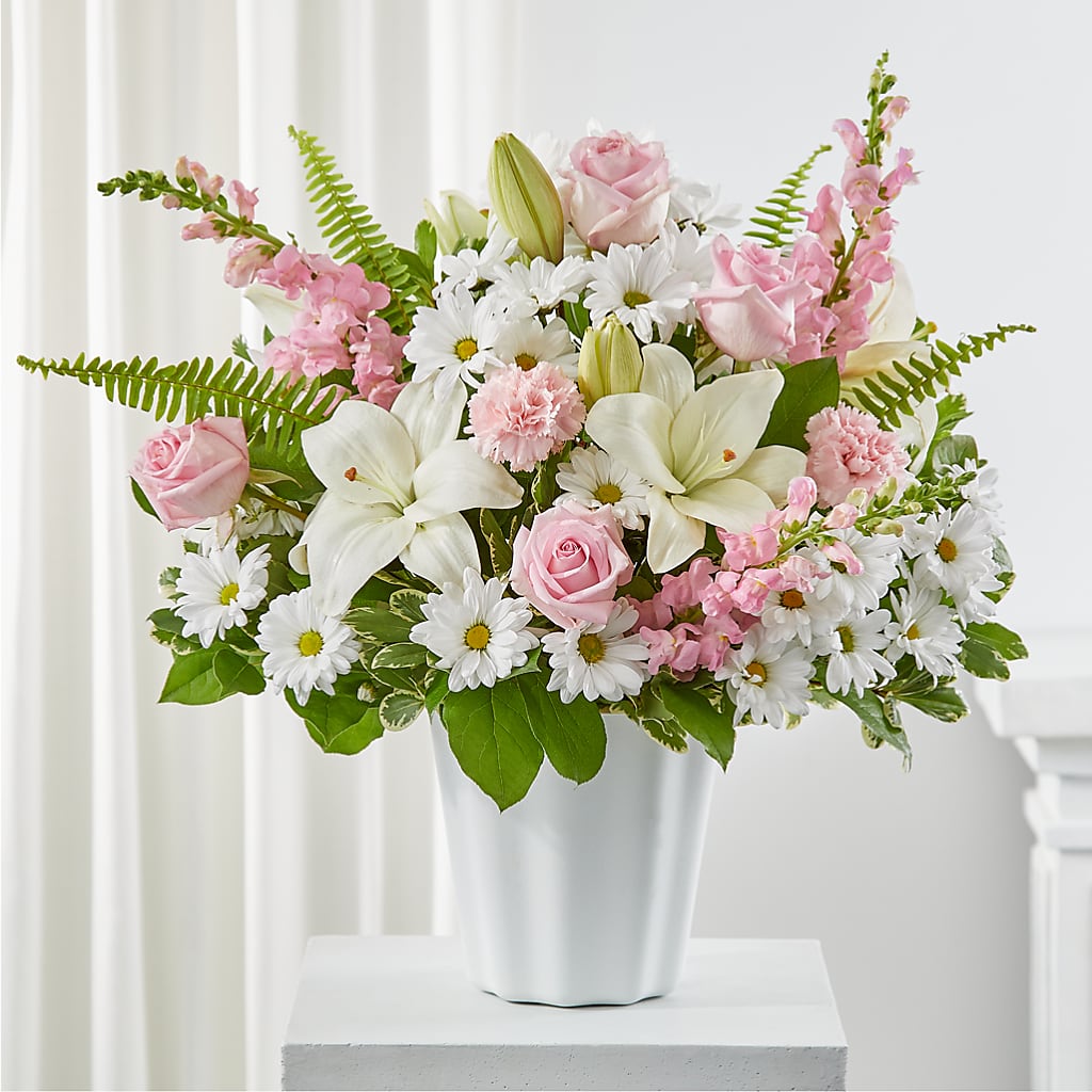 Soft Touch Tabletop Basket – Flowers By Josie, Grayling MI