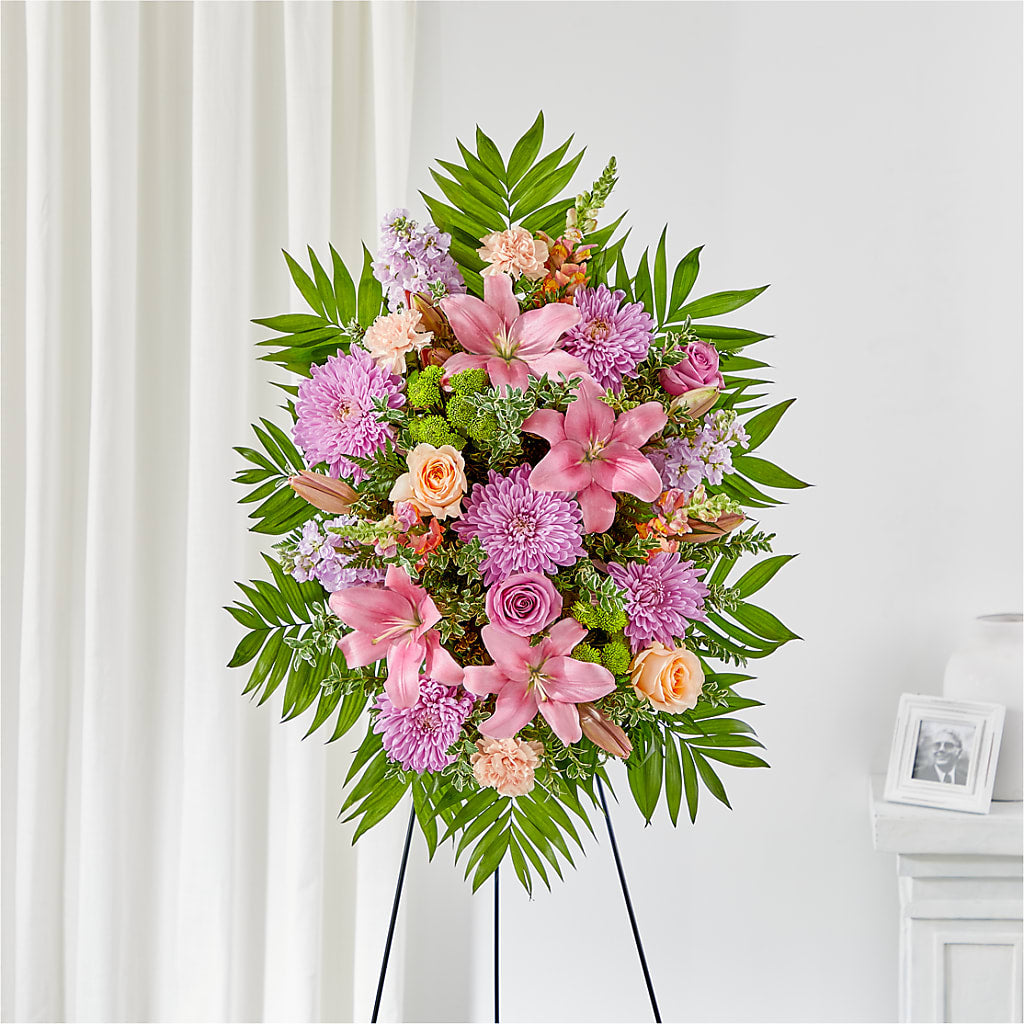 Love & Light Standing Spray – Flowers By Josie, Grayling MI