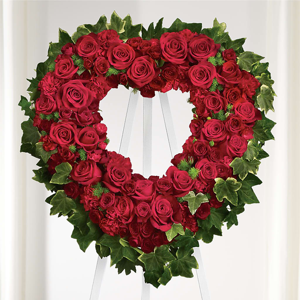 Wholehearted Standing Spray – Flowers By Josie, Grayling MI