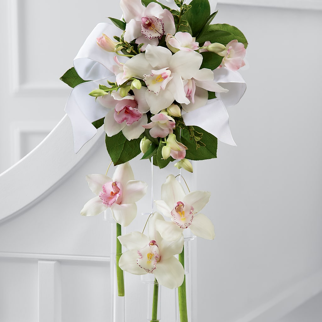 Perfect Entrance Pew Arrangement – Flowers By Josie, Grayling MI