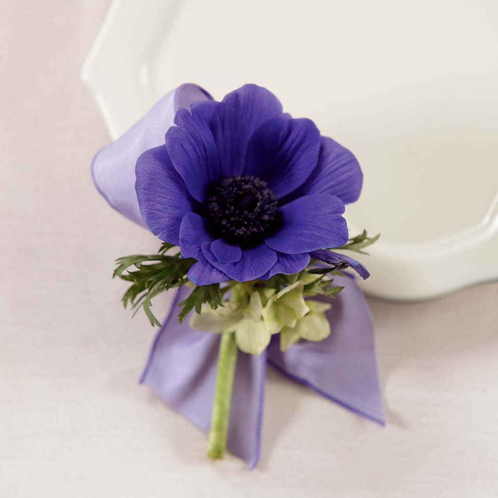 Purple Passion Boutonniere – Flowers By Josie, Grayling MI