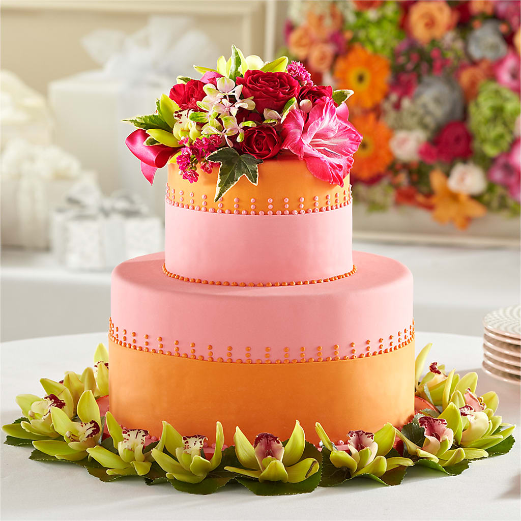 Sweet Citrus Cake Decor – Flowers By Josie, Grayling MI