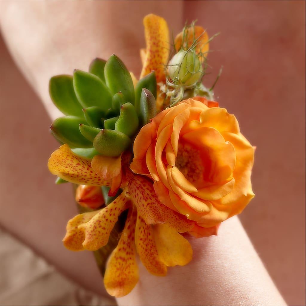Irresistible Love Wrist Corsage – Flowers By Josie, Grayling MI