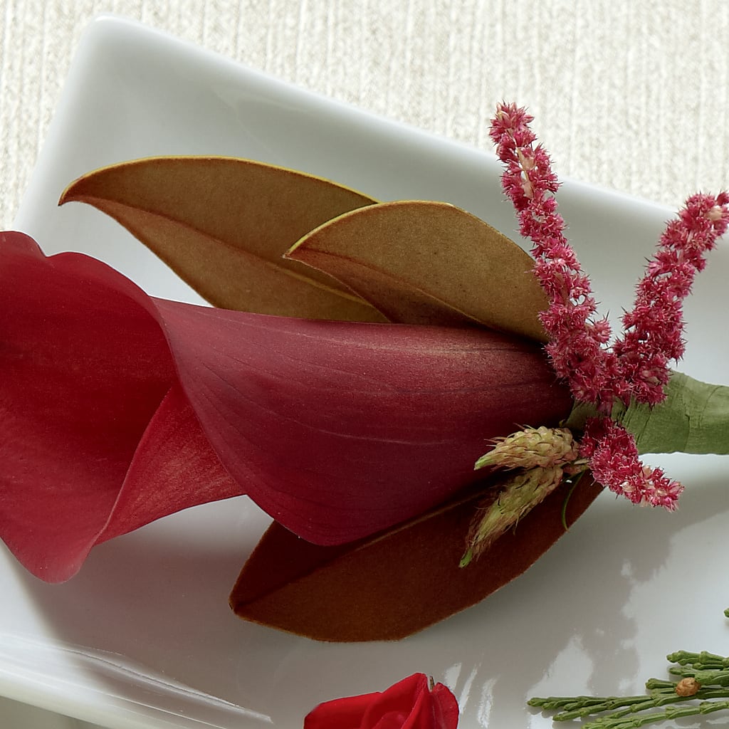 Red Calla Boutonniere – Flowers By Josie, Grayling MI
