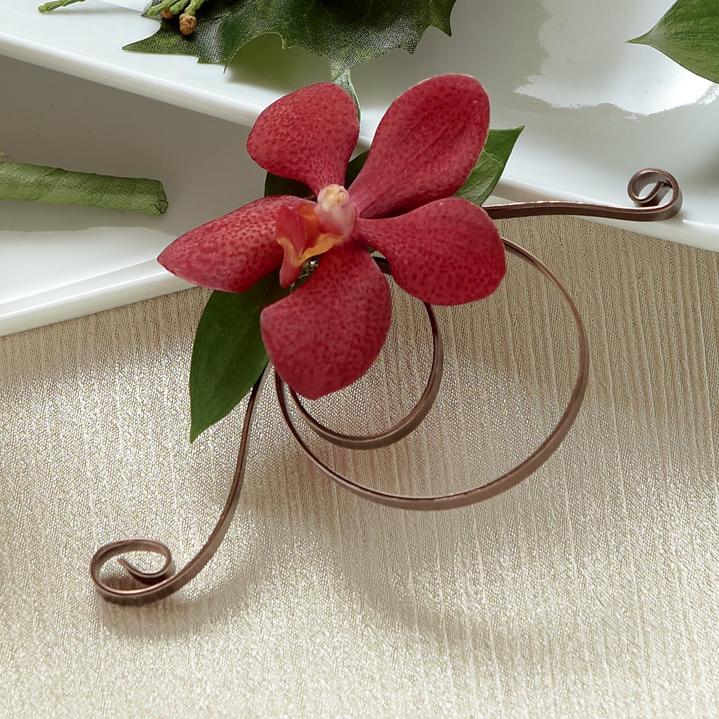 Red Mokara Boutonniere – Flowers By Josie, Grayling MI