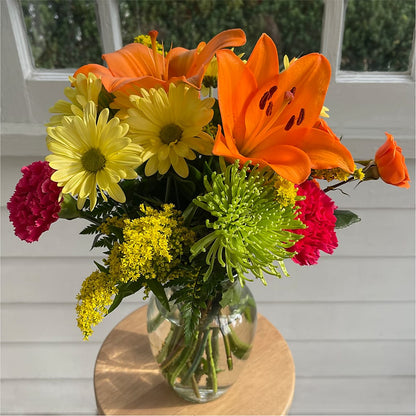 Bold & Bright – A Florist Original –  Flowers By Josie, Grayling MI
