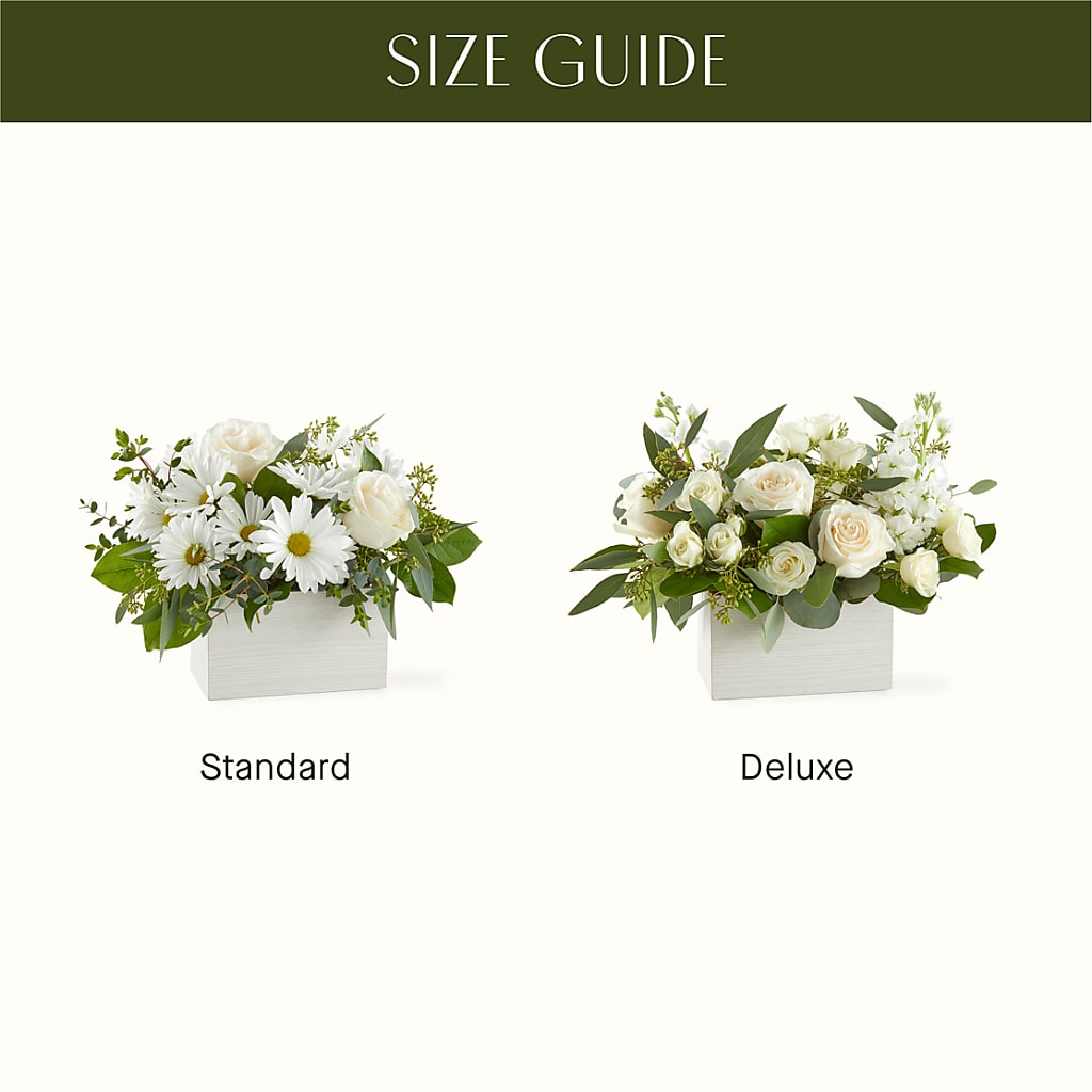 Fresh Linen Box Bouquet –  Flowers By Josie, Grayling MI