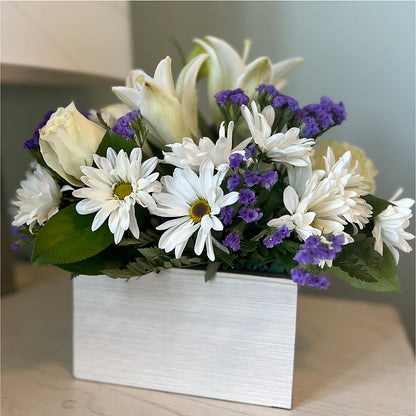 Beyond Blue Box Bouquet –  Flowers By Josie, Grayling MI