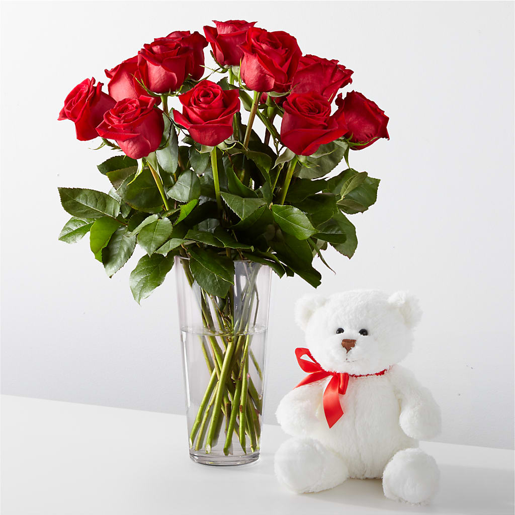 Romantic Long Stem Red Rose Bouquet Bundles –  Flowers By Josie, Grayling MI