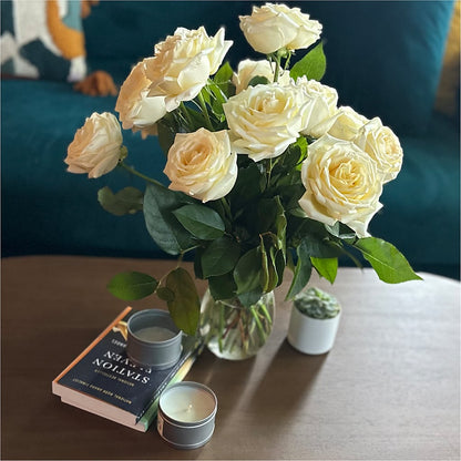 Long Stem Yellow Rose Bouquet –  Flowers By Josie, Grayling MI