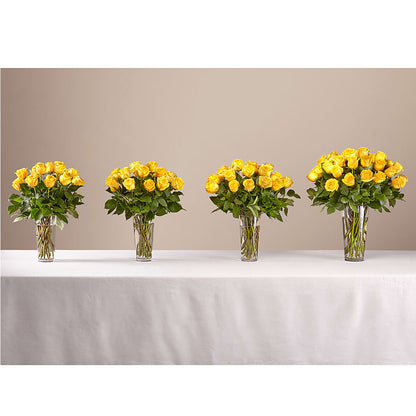 Long Stem Yellow Rose Bouquet –  Flowers By Josie, Grayling MI