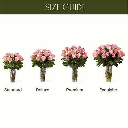 Long Stem Pink Rose Bouquet –  Flowers By Josie, Grayling MI