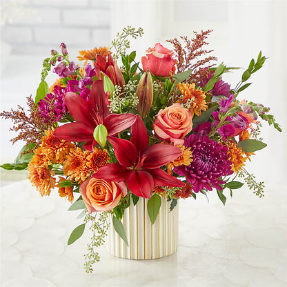 Burgundy Landscape Bouquet –  Flowers By Josie, Grayling MI