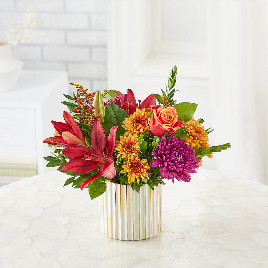 Burgundy Landscape Bouquet –  Flowers By Josie, Grayling MI