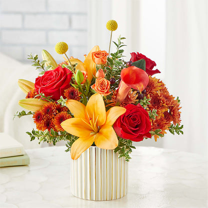 Scarlet Skies Bouquet –  Flowers By Josie, Grayling MI