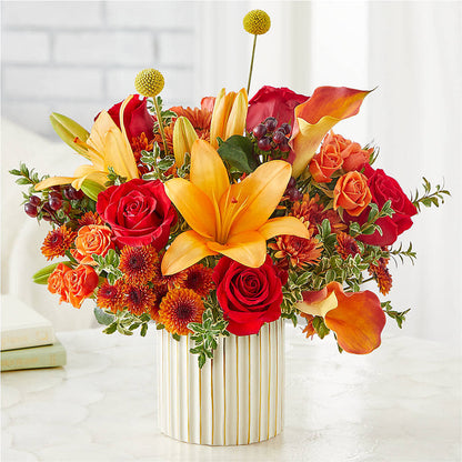 Scarlet Skies Bouquet –  Flowers By Josie, Grayling MI